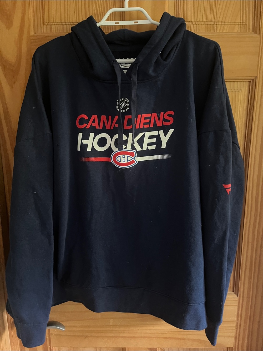 Montreal Canadiens Hockey Pullover Hoodie Navy with Red & White Accents